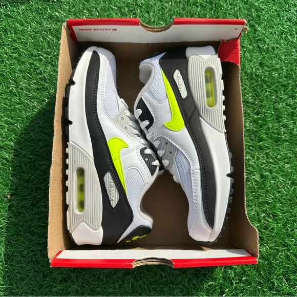 Nike Air Max 90 Ltr White Black /Hot Lime - Picture 4 of 13
